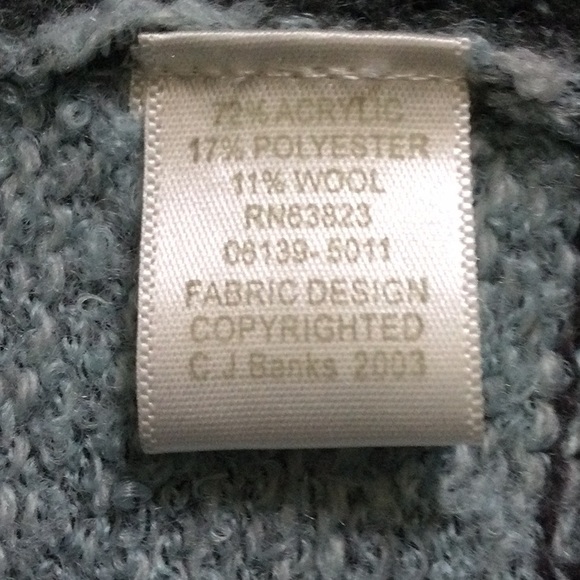 CJ Banks, Cozy Block Pattern Cardigan - Picture 6 of 7